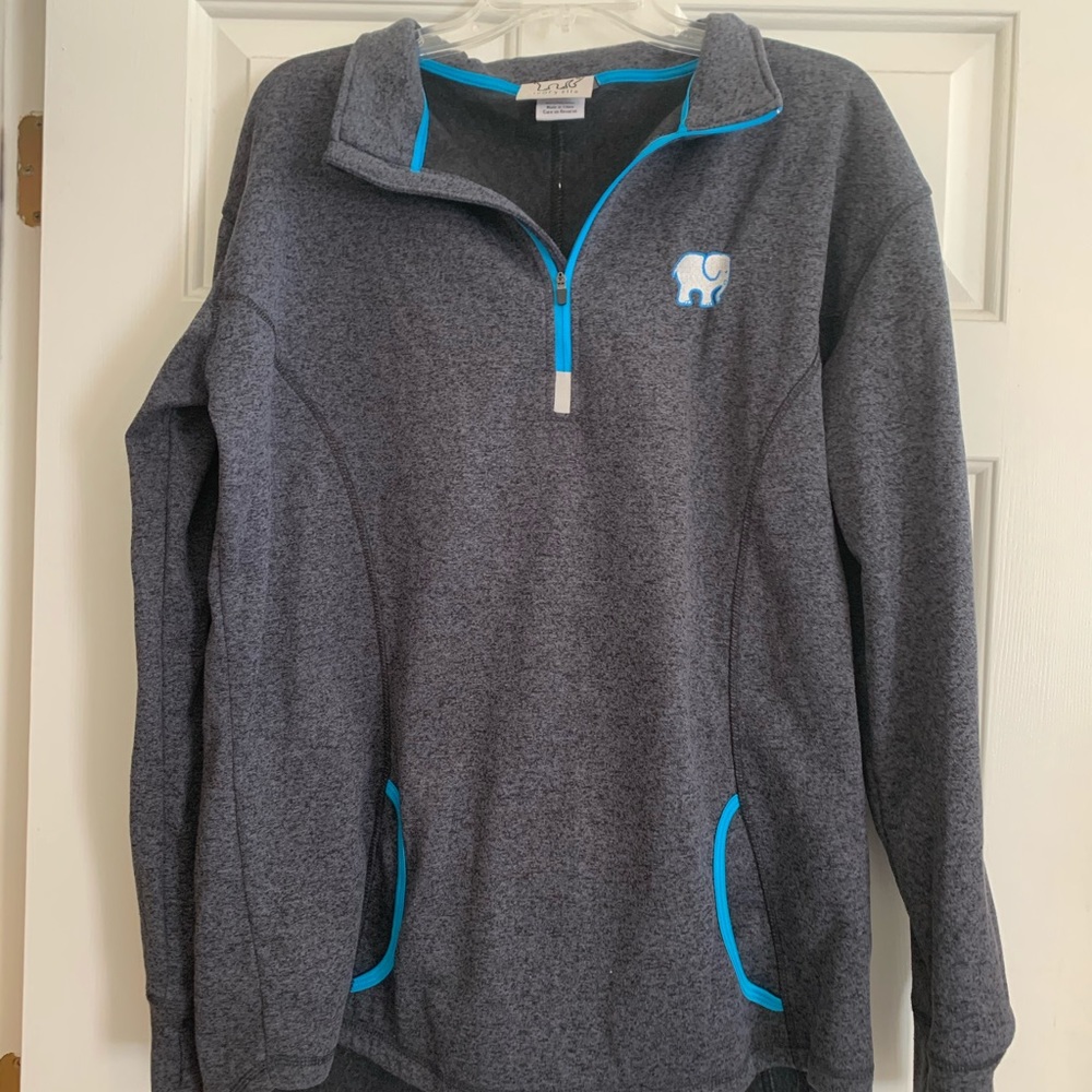 Ivory Ella Quarter-Zip Pullover